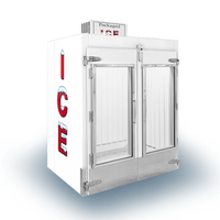 Leer L150UAGPPL 72 Inch Wide Indoor Pallet Load Ice Merchandiser