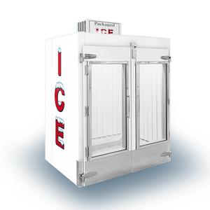 Leer L150UAGPPL 72 Inch Wide Indoor Pallet Load Ice Merchandiser