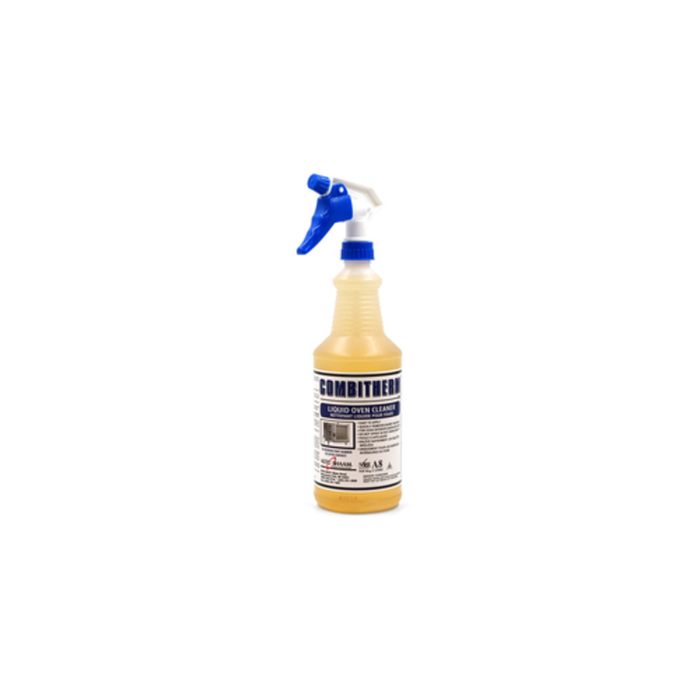 Combitherm Oven Cleaning Liquid In A Spray Bottle For Effective Oven Maintenance And Hygiene.