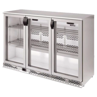Refroidisseur de bar arrière à porte vitrée, trois sections, 135 cm, Infrico IMD-ERV35IIGD