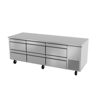 Fagor SUR-93-D6 93"W Undercounter Drawer Refrigerator With Six Drawers And Stainless Steel Finish