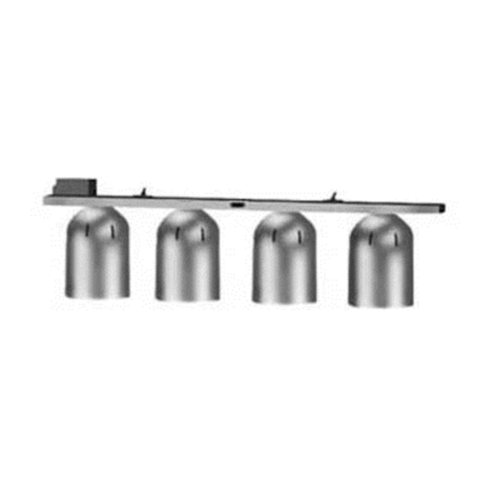 Nemco 6006-4 40.25" Four Bulb Chain-Hung Infrared Heat Lamp