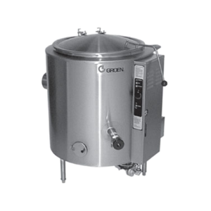 Groen AH/1E-80 80-Gallon Gas Stationary Steam Jacketed Floor Kettle