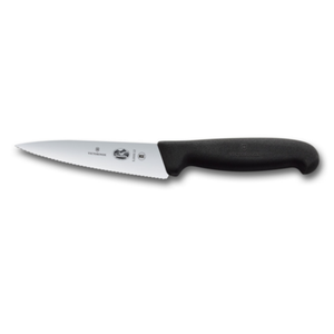 Victorinox 5.2033.12B 5" Serrated Mini Chef's Knife with Fibrox Handle