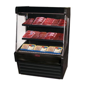 Howard-McCray SC-OM30E-5L-B-LED 63"W Open Refrigerated Meat Display Merchandiser