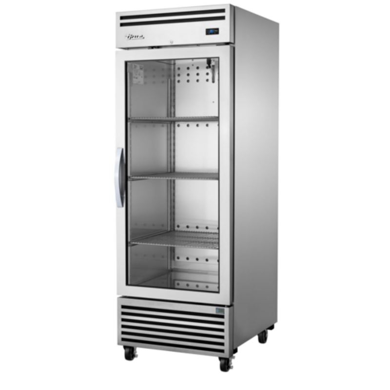 True TGN-1R-1G 28.75-Inch Reach-In Glass Door Commercial Refrigerator With Stainless Steel Front