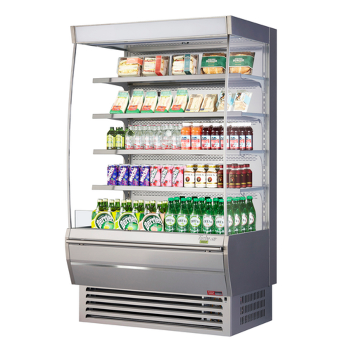 Turbo Air TOM-48DXS-N 47.6"W Open Display Merchandiser, 23.2 cu. ft.