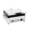 Eurodib SFE02345240 Medium Single Panini Grill, Commercial Panini Grill With Ribbed Plates