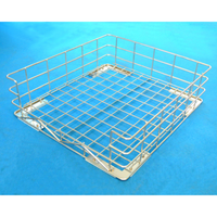 Stainless Steel Dishwasher Rack Designed For Commercial Kitchens With Durable AISI 304 18/10 Construction.