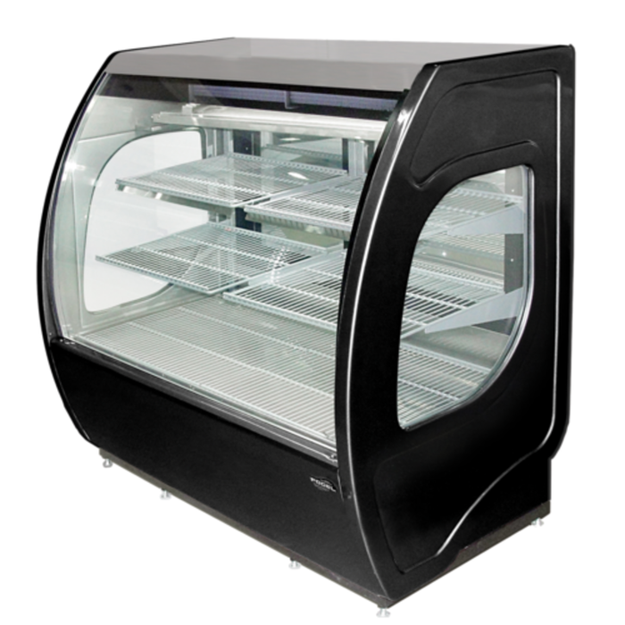 Fogel ELITE-6-DC-HC-B Vitrine réfrigérée de charcuterie 72"L 680 litres