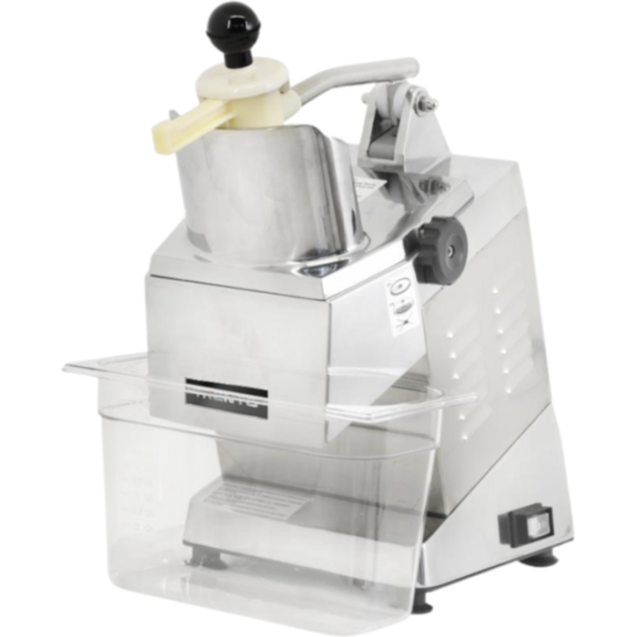 Trento 10927 7 Qt. Capacity Heavy-Duty Commercial Food Processor stainless steel commercial vegetable cutter with large clear bin