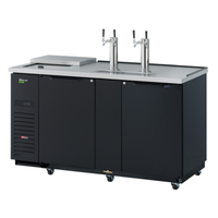 Turbo Air TCB-3SBD-N6 69-1/8" Club Top Beer Dispenser 3 Keg