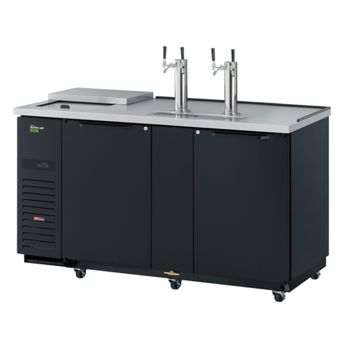 Turbo Air TCB-3SBD-N6 69-1/8" Club Top Beer Dispenser 3 Keg