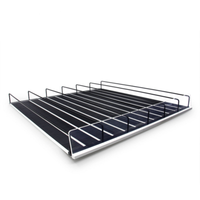 Omcan 81213 Adjustable Roller Channel Shelf, 23.6-Inch Wide