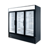 True GDM-72F Refurbished 78.1" Three-Door Glass Merchandiser Freezer 61.8 Cu. Ft. commercial three glass door freezer
