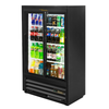 Narrow Depth Glass Door Merchandiser Featuring Glass Doors With Beverages Displayed Inside For Easy Accessibility