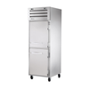 True Manufacturing SPEC SERIES® 27.5" Solid Half Door Dual Temperature Reach-In Refrigerator Freezer.