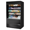 Alt Tag: True Manufacturing 48-inch Open Air Grab-and-Go Refrigerated Merchandiser open-air display case with shelves of drinks and snacks