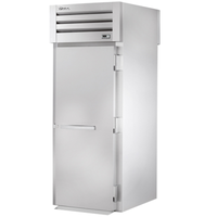 Alt Tag: True Spec Series 1-Rack Capacity Roll-Thru Heated Warmer Cabinet stainless steel commercial heated cabinet with door