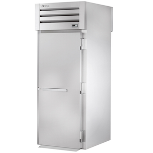 Alt Tag: True Spec Series 1-Rack Capacity Roll-Thru Heated Warmer Cabinet stainless steel commercial heated cabinet with door