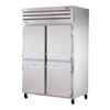 True STA2F-4HS-HC 52.63 Inch Spec Series Reach-In Freezer With Half Doors, Ideal For Commercial Kitchen Storage.