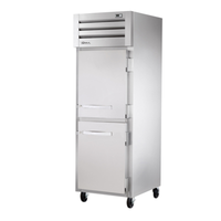 True STR1H-2HS 27.5-inch Spec Series Reach-In Heated Holding Cabinet stainless steel commercial holding cabinet on casters