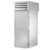 Alt Tag: True STR1HRT-1S-1S 35-inch Roll-Thru Single Solid Door Heated Cabinet stainless steel commercial roll-thru hot holding cabinet