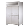 Alt Tag: True STR2H-4HS Spec Series 52 5/8" Reach-In Four Half-Door Heated Cabinet stainless steel commercial food holding cabinet