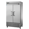 True 47-Inch Two Section Solid Swing Door Commercial Reach-In Freezer T-43F-HC