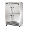 True T-Series 54 1/8" Stainless Steel Half Door Reach-In Freezer for Commercial Use