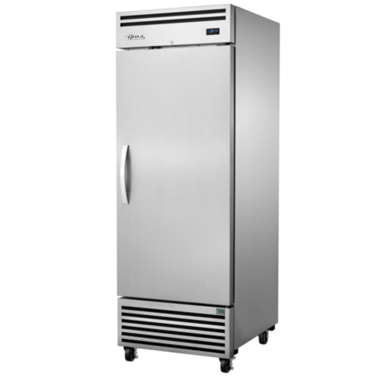 Alt Tag: True TGN-1R-1S 28.75 Inch T-Series Reach-In Solid Door Refrigerator stainless steel commercial single-door fridge