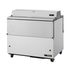 True TMC-49-DS-SS-HC 49-Inch Dual-Sided School Milk Cooler For Keeping Milk Chilled In School Cafeterias