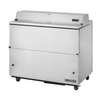 True TMC-49-S-SS-HC 49" Stainless Steel Milk Cooler Station for Cafeterias and Foodservice
