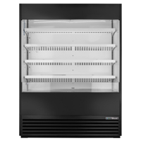 True TOAM-60-HC~NSL01 60-Inch Open Air Display Merchandiser Refrigerator open-front refrigerated display case with shelves