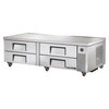 True 72-Inch Four-Drawer Refrigerated Chef Base Stand Ideal For Commercial Kitchens