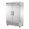True 54 1/8 Inch Two-Door Reach-In Convertible Refrigerator Freezer For Modern Commercial Kitchens