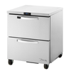 True TUC-27F-D-2-HC~SPEC3 Undercounter Two-Drawer Freezer Perfect For Commercial Kitchens Refrigeration Needs