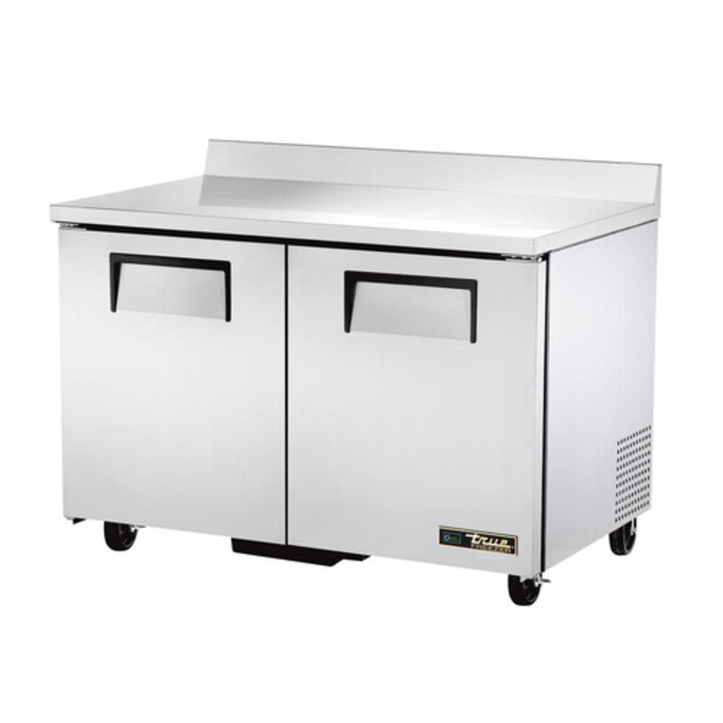 48-Inch Worktop Freezer With Two Doors And Stainless Steel Finish