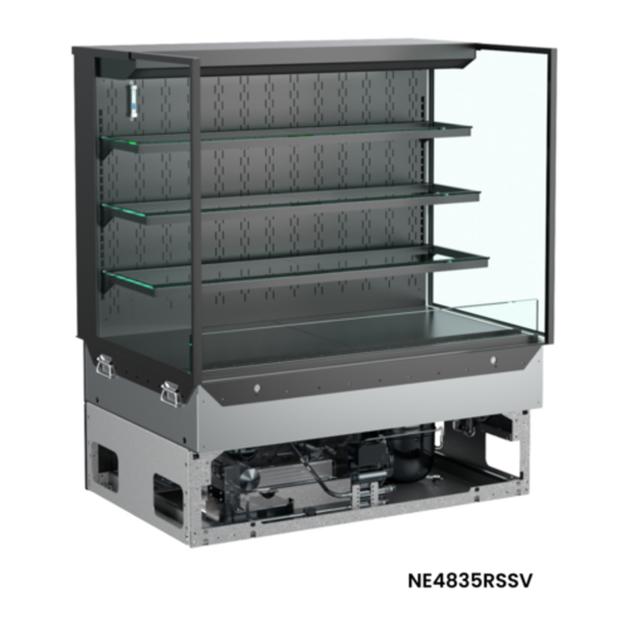 Structural Concepts NE3635RSSV 35-3/4"W Reveal Refrigerated Slide In Counter Case