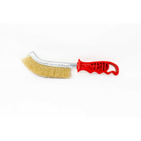 Brosse de nettoyage robuste pour gril de rôtissoire Omcan 16469 avec manche de 76,2 cm