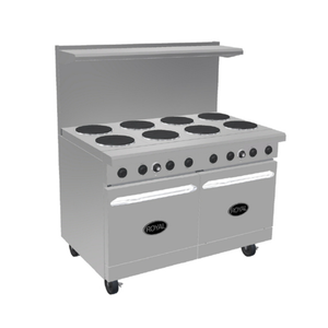 Royal RRE-6GT12 48" Electric Restaurant Range with Griddle & Ovens