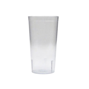 TPP-8CL 8 oz. Textured Break-Resistant SAN Plastic Tumbler, Clear