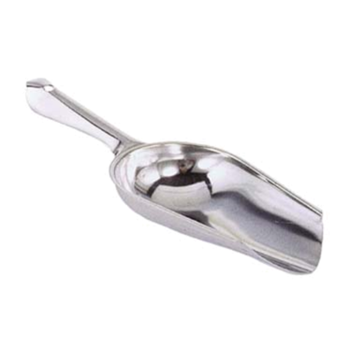 HO-30/PKG 4 oz. Stainless Steel Bar Ice Scoop 9-1/2"
