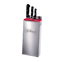 Edlund KR-50R 12-Inch Red Color-Coded Knife Rack Block