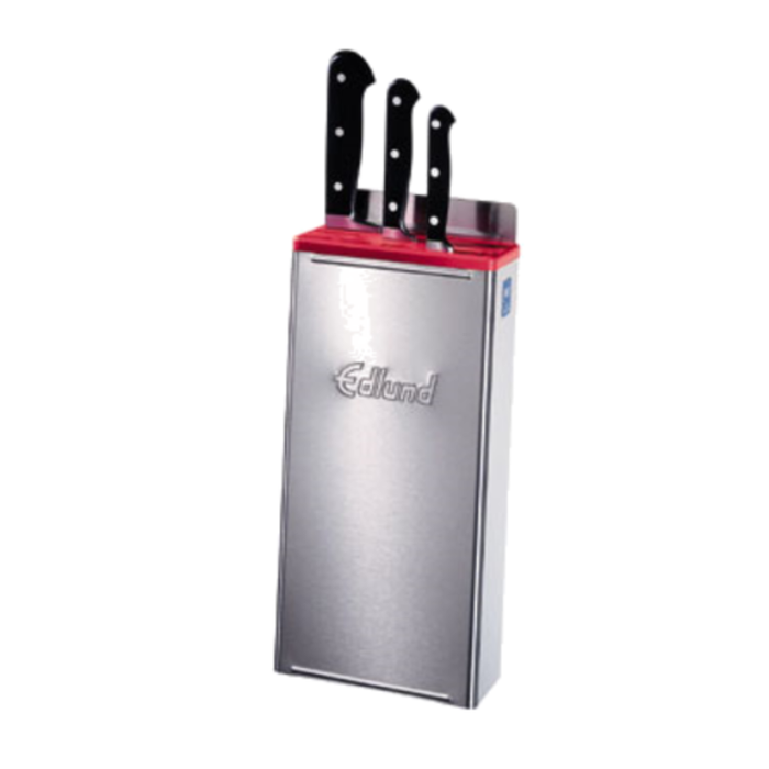 Edlund KR-50R 12-Inch Red Color-Coded Knife Rack Block
