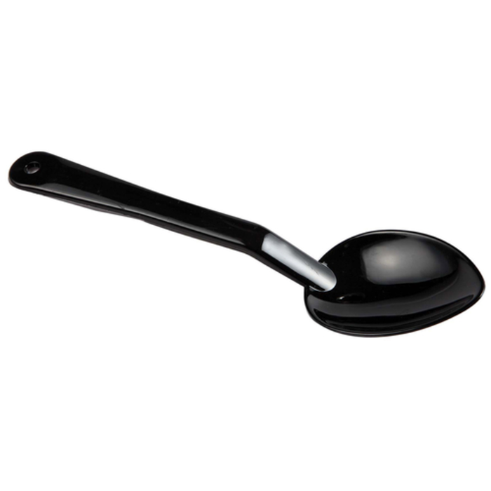 Omcan 80292 13-Inch Solid Polycarbonate Serving Spoon, Black