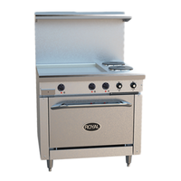Royal RRE-2GT24-C 36" Electric Range with Hotplates and Griddle