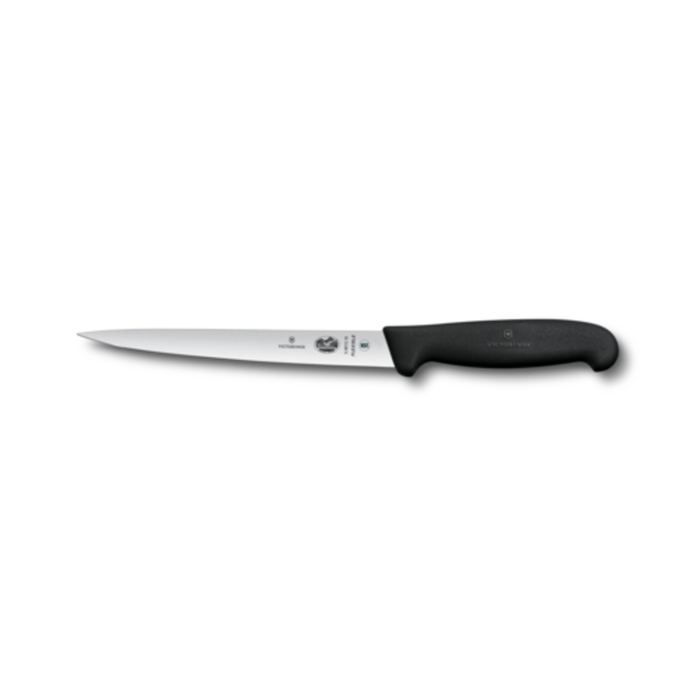 Victorinox 5.3813.18B 7" Straight Blade Flexible Fillet Knife Fibrox