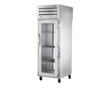 True STA1RPT-1G-1G-HC 27.5 inch Pass-Thru Glass Refrigerator