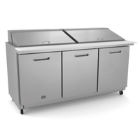 Kelvinator KCHMT70.30 72"W Mega Top Refrigerated Sandwich Prep Table